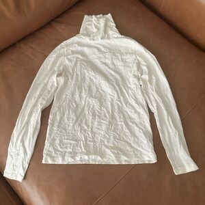 NWT JCrew Off White Tissue Turtleneck